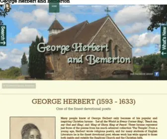 Georgeherbert.org.uk(George Herbert and Bemerton) Screenshot