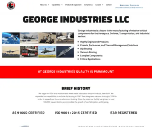 Georgeindustries.com(George Industries) Screenshot