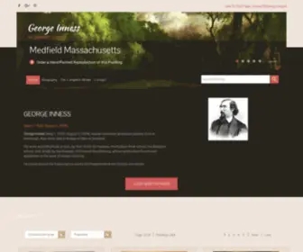 Georgeinness.org(George Inness) Screenshot