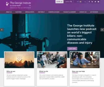 Georgeinstitute.org.uk(The George Institute for Global Health UK) Screenshot