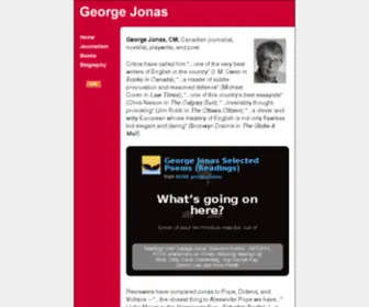 Georgejonas.ca(George Jonas) Screenshot