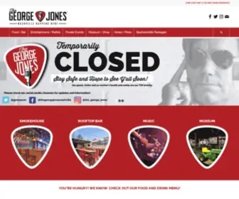 Georgejones.com(The George Jones) Screenshot