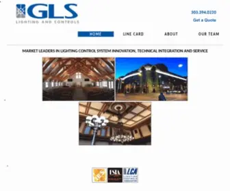 Georgelaceysales.com(GLS Lighting and Controls) Screenshot