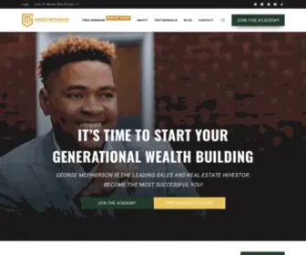 GeorgemcPherson.com(IT'S TIME TO START YOURGENERATIONAL WEALTH BUILDING George McPherson) Screenshot