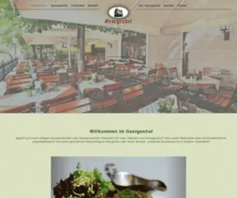 Georgenhof-Muenchen.de(Restaurant München) Screenshot