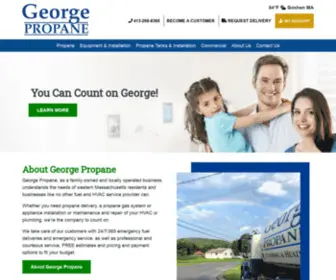 Georgepropane.com(George Propane) Screenshot