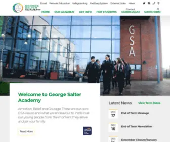 Georgesalter.com(George Salter Academy) Screenshot