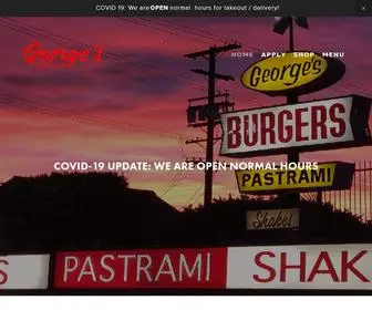 Georgesburgerstand.com(George's Burger Stand) Screenshot