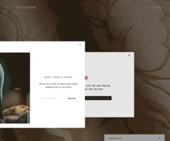 Georgesmith.co.uk(British makers of luxury) Screenshot