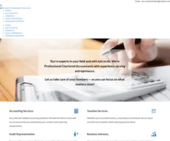 Georgesprofessionalcorporation.ca(Chartered Professional Accountant) Screenshot