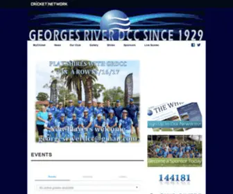 Georgesriverdcc.com(Georges River District Cricket Club Georges River Cricket Club) Screenshot