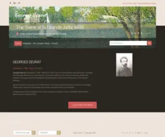Georgesseurat.org(Georges Seurat) Screenshot