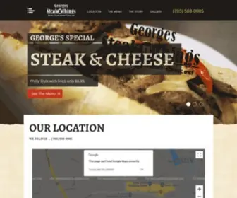 Georgessteaknthings.com(Georges Steak n' Things) Screenshot