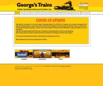 Georgestrains.com(George's trains) Screenshot