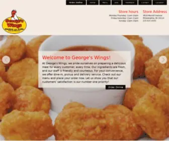 Georgeswings.com(George's Wings) Screenshot