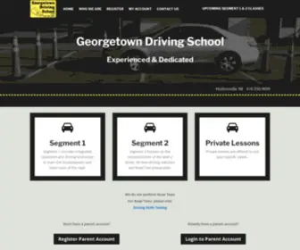 Georgetown-Driving-School.com(Georgetown Driving School LLC) Screenshot