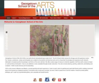 Georgetownarts.com(Georgetown School of the Arts) Screenshot