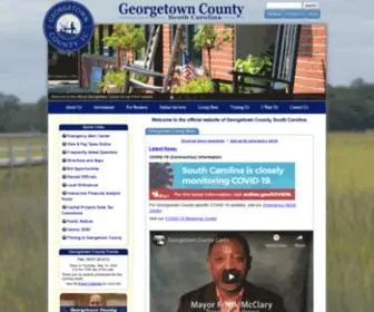 Georgetowncountysc.org(Georgetown County) Screenshot