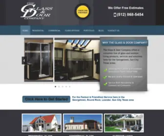 Georgetownglassanddoor.com(Georgetown TX Glass Company) Screenshot