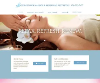 Georgetownmassage.com(Georgetown Massage) Screenshot