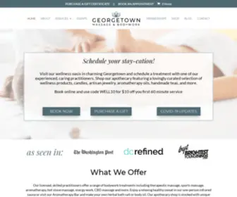 Georgetownmassageandbodywork.com(Massage Services in D.C) Screenshot