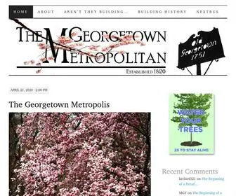 Georgetownmetropolitan.com(The Georgetown Metropolitan) Screenshot