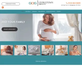 Georgetowntexasobgyn.com(OBGYN Georgetown) Screenshot