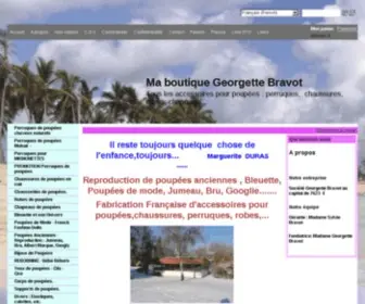 Georgettebravot.com(Soci) Screenshot