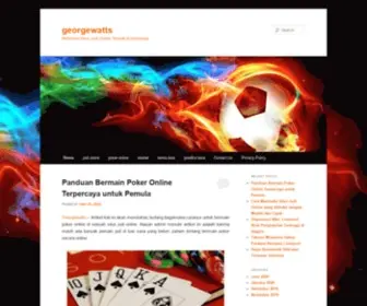 Georgewatts.com(georgewatts) Screenshot