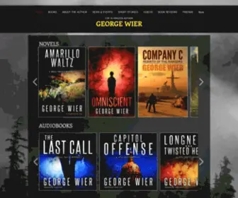 Georgewier.com(The official George Wier) Screenshot