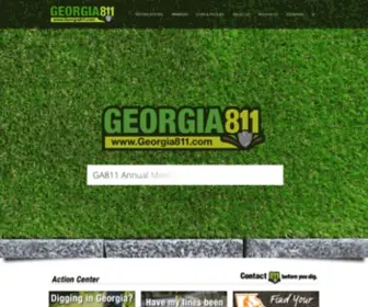 Georgia811.com(Georgia 811) Screenshot