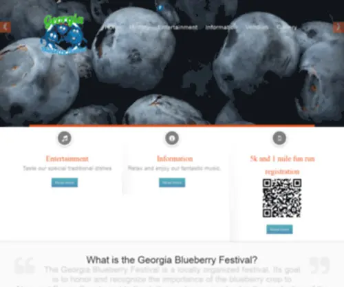 Georgiablueberryfestival.org(Georgia Blueberry Festival) Screenshot