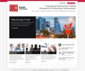 Georgiaccim.com(Georgia CCIM Chapter) Screenshot