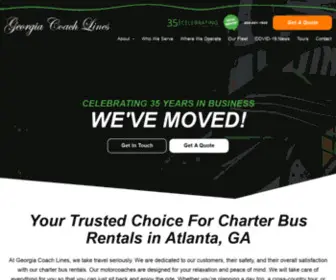 Georgiacoachlines.net(Charter Bus Rental Atlanta) Screenshot