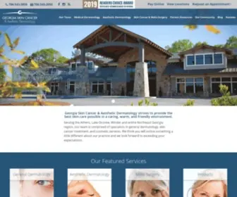 Georgiaderm.com(Georgia Skin Cancer & Aesthetic Dermatology) Screenshot