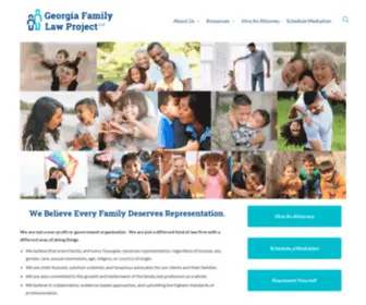 Georgiaflp.com(Georgia Family Law Project) Screenshot