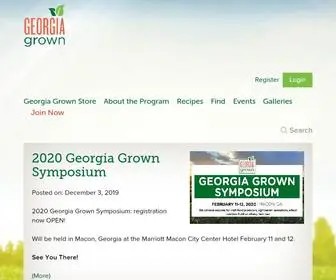Georgiagrown.com(Georgia Grown) Screenshot