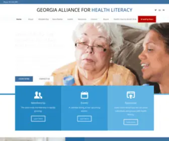 Georgiahealthliteracy.org(A nonprofit) Screenshot