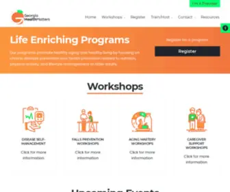 Georgiahealthmatters.org(Life Enriching Programs) Screenshot