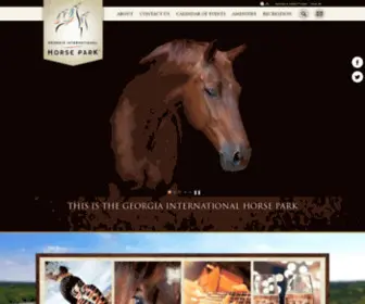 Georgiahorsepark.com(Georgia International Horse Park) Screenshot