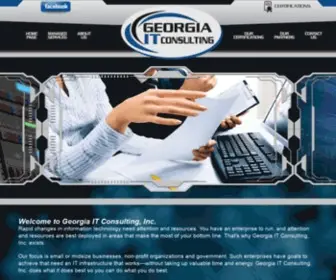 Georgiaitconsulting.com(An Atlanta based IT consulting firm) Screenshot