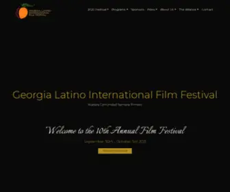 Georgialatinofilmfestival.org(Georgia Latino International Film Festival) Screenshot