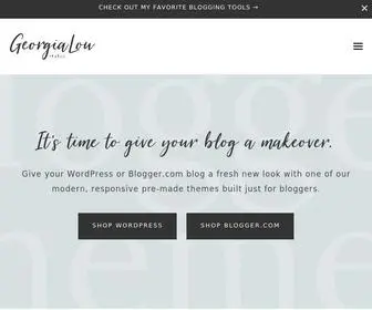 Georgialoustudios.com(WordPress Themes & Blogger Templates) Screenshot