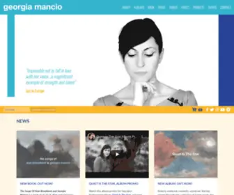 Georgiamancio.com(Georgia Mancio) Screenshot