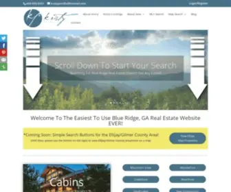 Georgiamountains.com(Finding the perfect Blue Ridge and Lake Blue Ridge Real Estate shouldn't be complicated) Screenshot