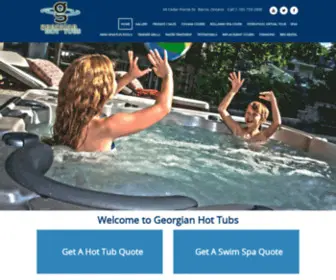 Georgianhottubs.com(Barrie Hot Tub Sales) Screenshot