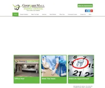 Georgianmallfamilydental.com(Georgian Mall Family Dental) Screenshot