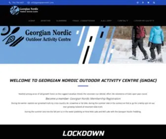 Georgiannordic.com(Georgian Nordic Outdoor Activity Centre) Screenshot