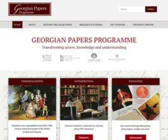 Georgianpapersprogramme.com(Georgianpapersprogramme) Screenshot