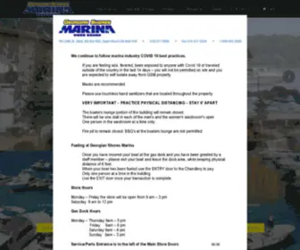 Georgianshoresmarina.com(Georgian Shores Marina) Screenshot